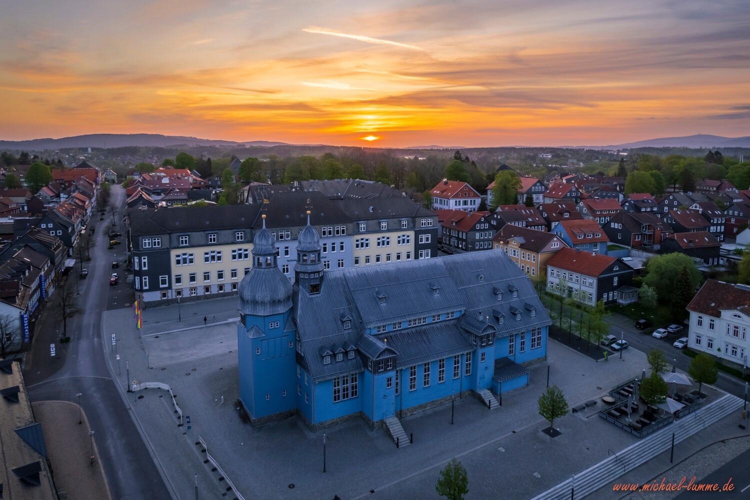 Clausthal-Zellerfeld von Oben