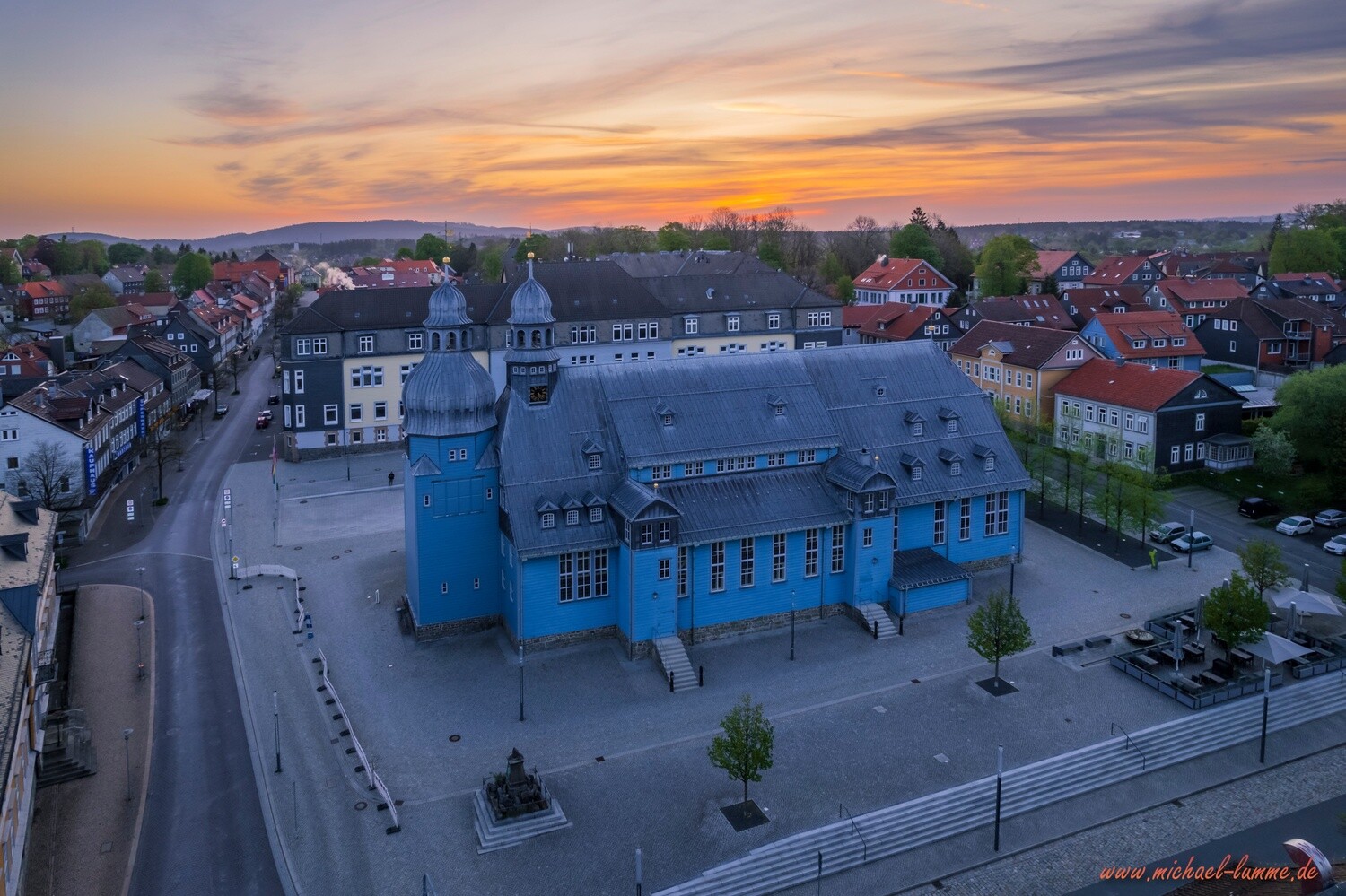 Clausthal-Zellerfeld von Oben