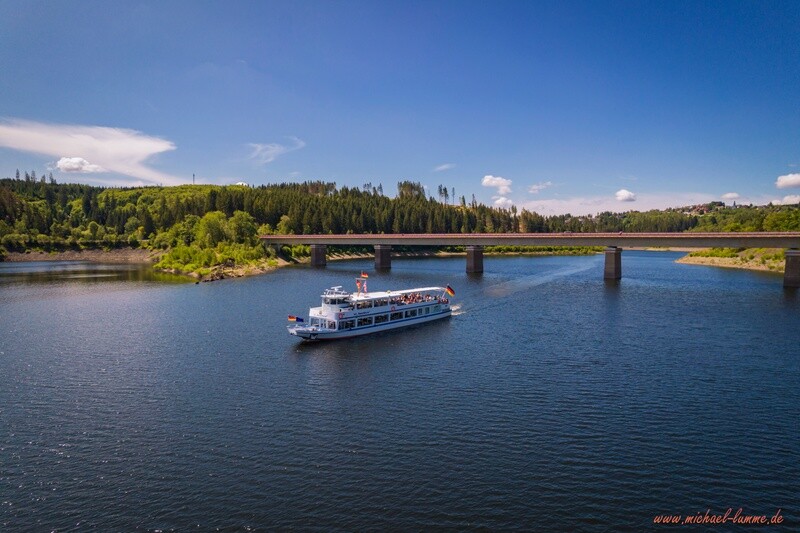 Die Okertalsperre von Oben