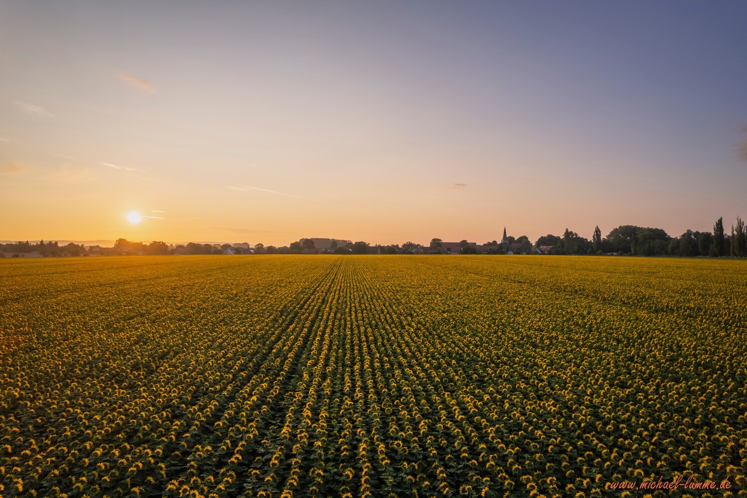Sonnenaufgang bei Langeln