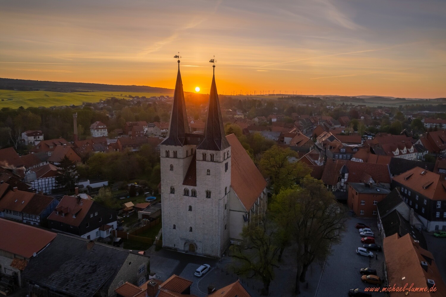 Sonnenaufgang über Osterwieck
