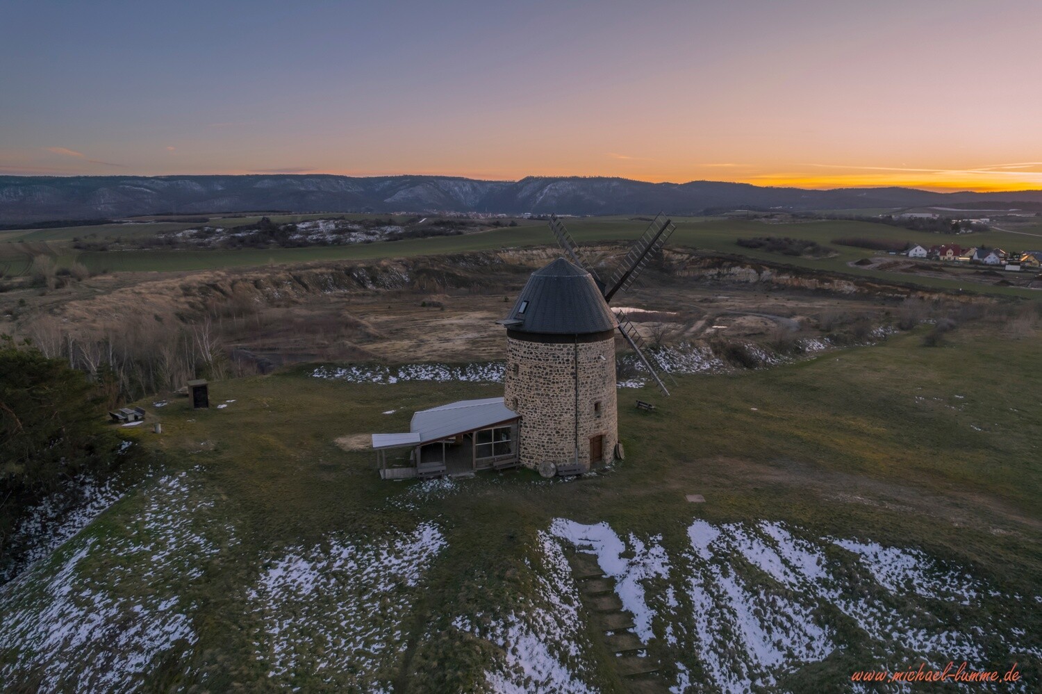 Die Windmühle von Warnstedt