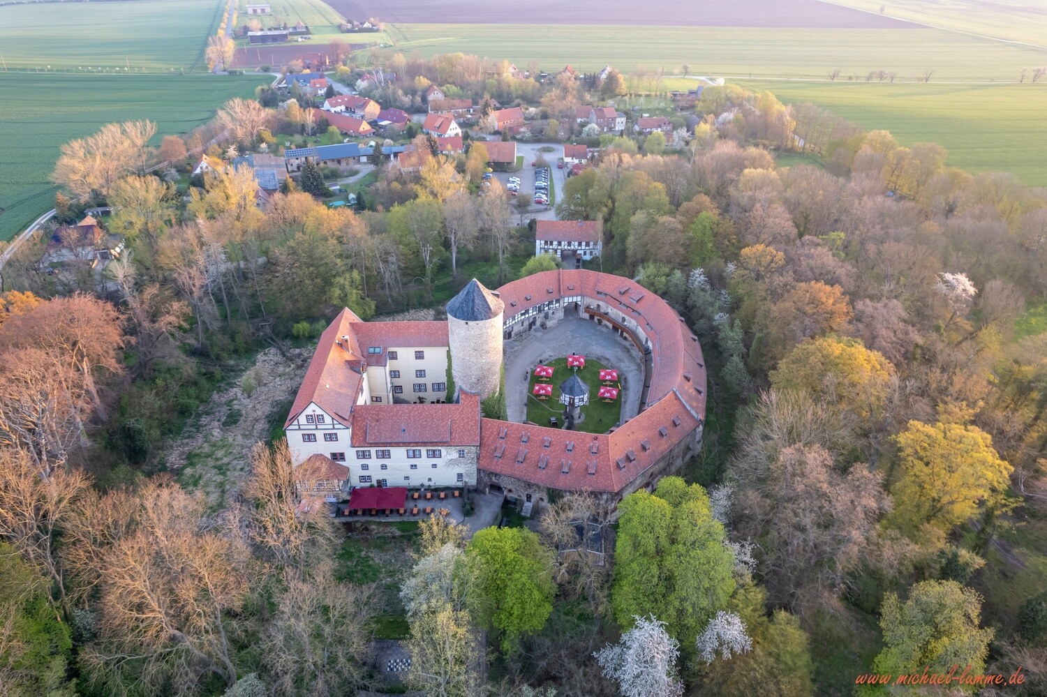 Das Wasserschloss Westerburg im Huy