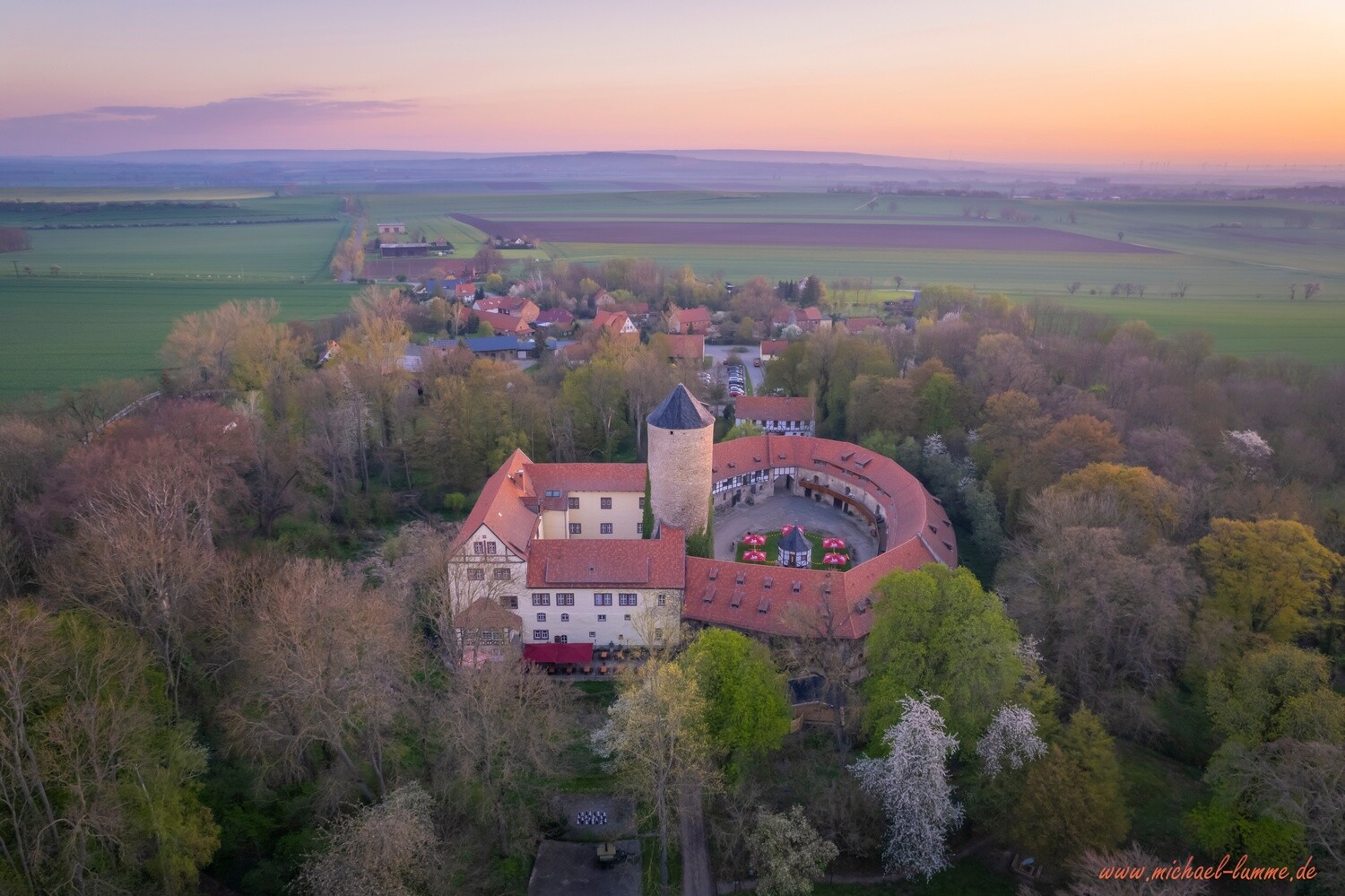 Das Wasserschloss Westerburg im Huy
