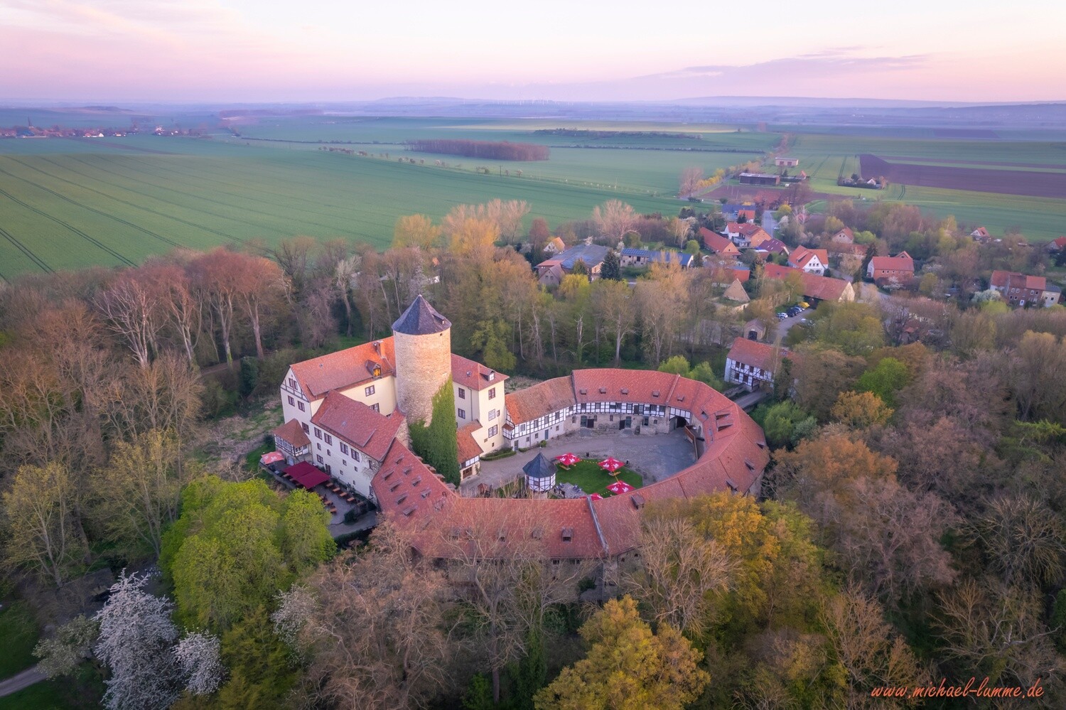 Das Wasserschloss Westerburg im Huy