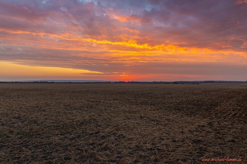 Sonnenaufgang bei Lochtum