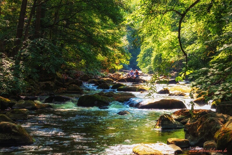 Die Bode im Bodetal