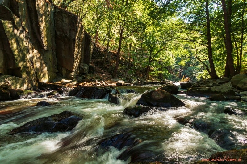 Die Bode im Bodetal