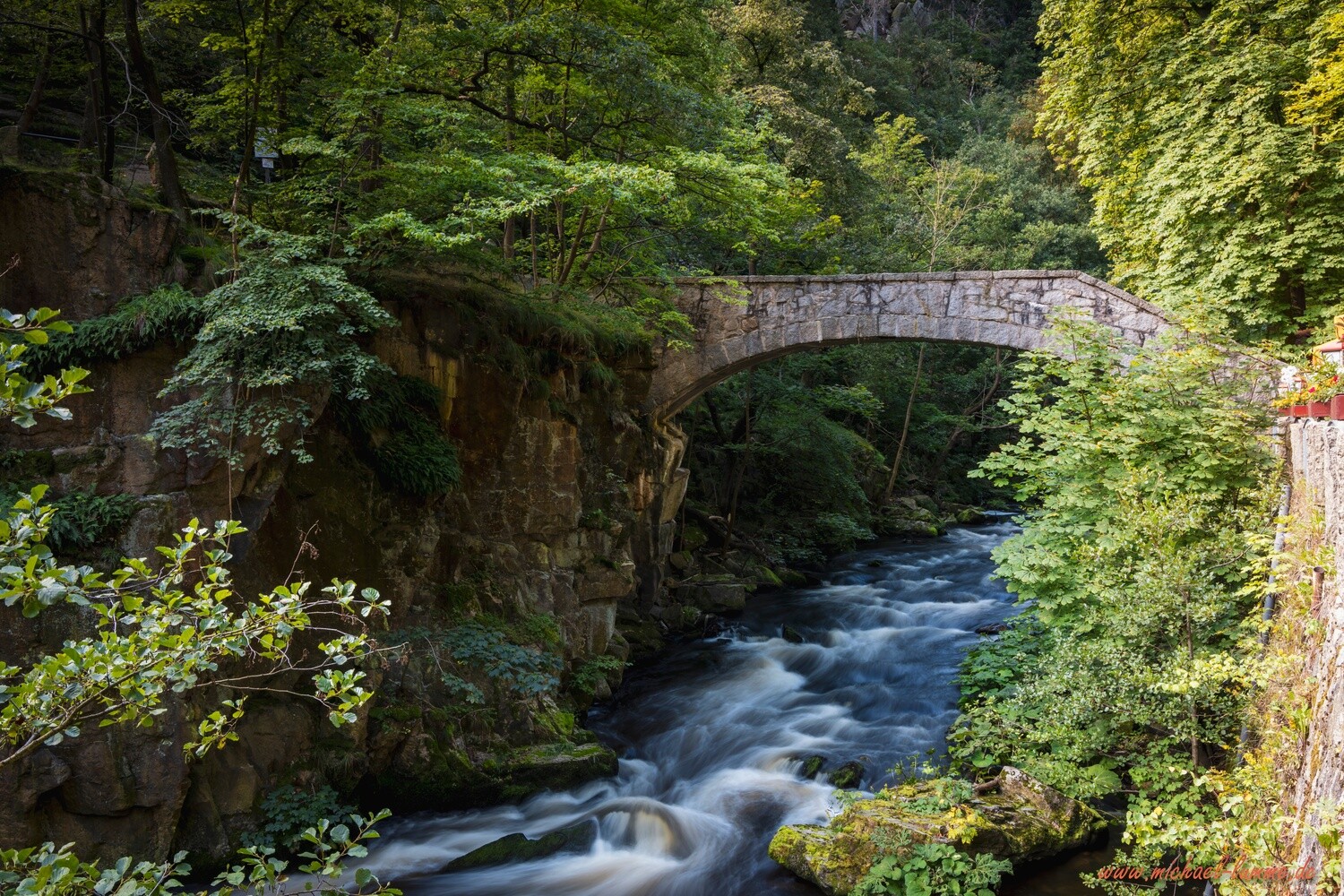 Die Jungfernbrücke am Gasthaus Königsruh