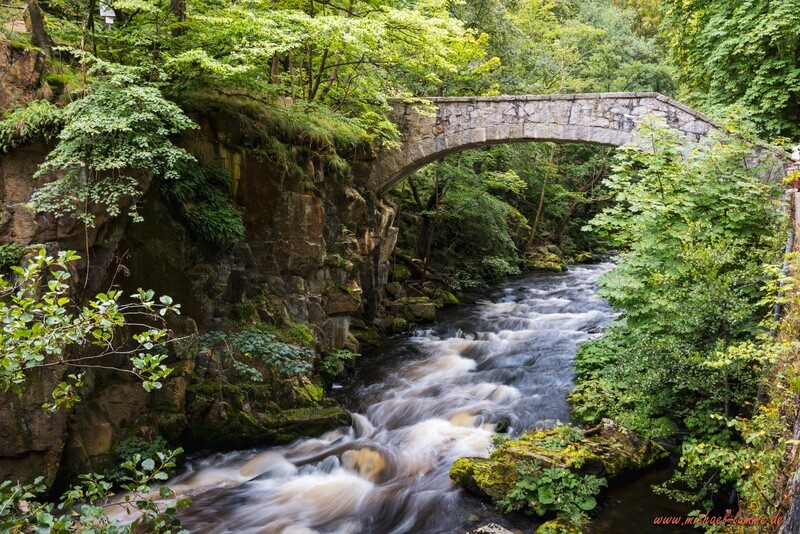 Die Jungfernbrücke am Gasthaus Königsruh