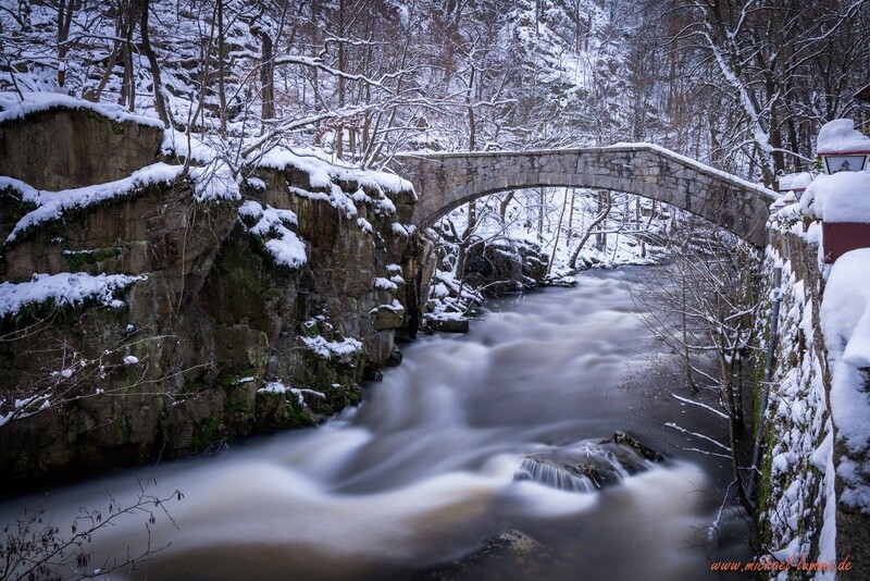 Die Jungfernbrücke am Gasthaus Königskruh