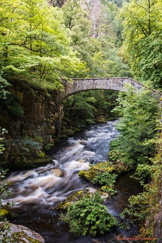 Die Jungfernbrücke am Gasthaus Königsruh