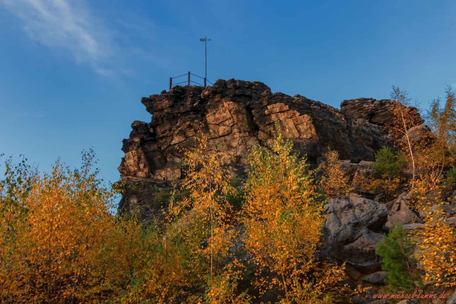 Der Großvaterfelsen bei Blankenburg