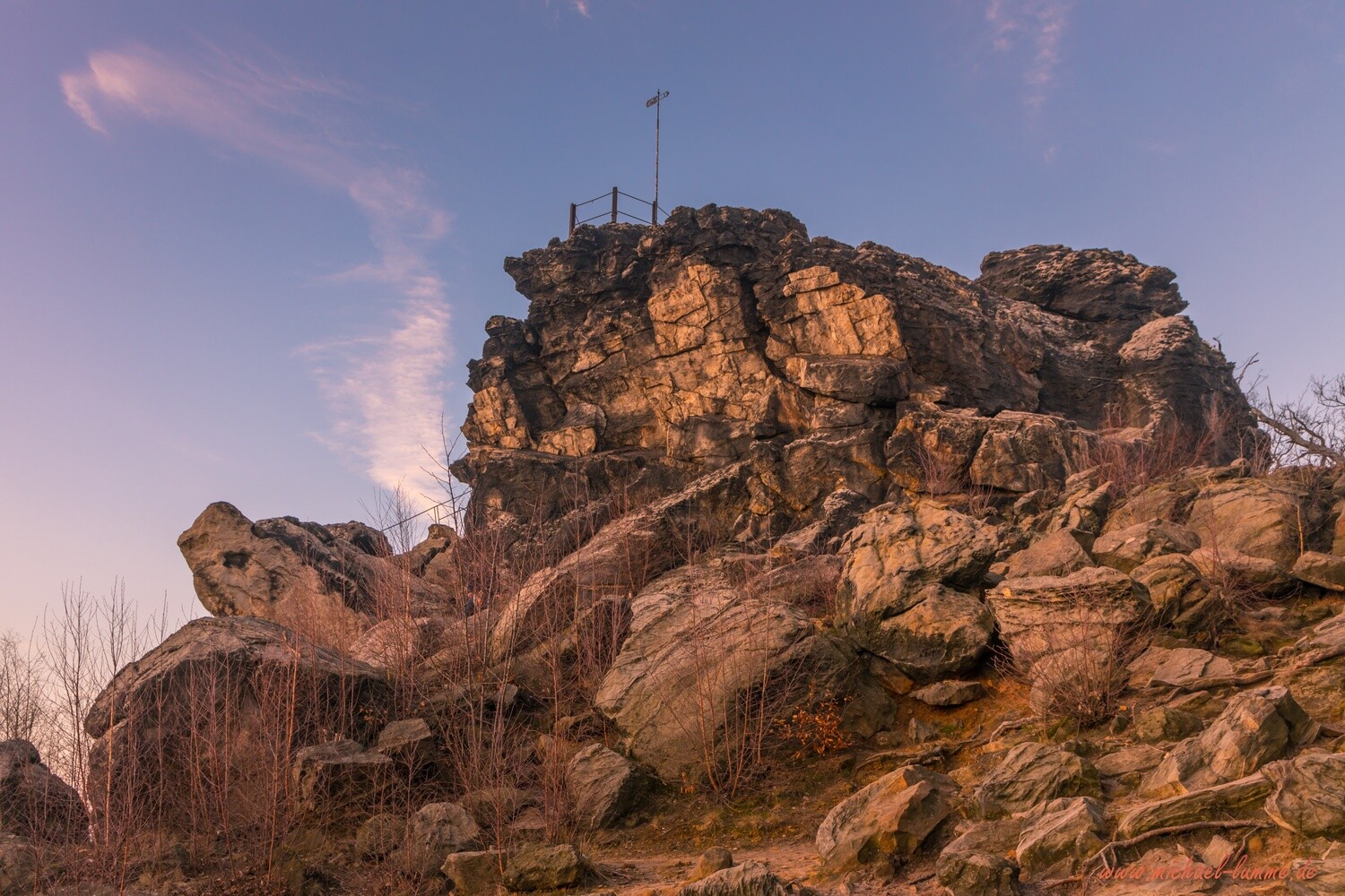 Der Großvaterfelsen bei Blankenburg
