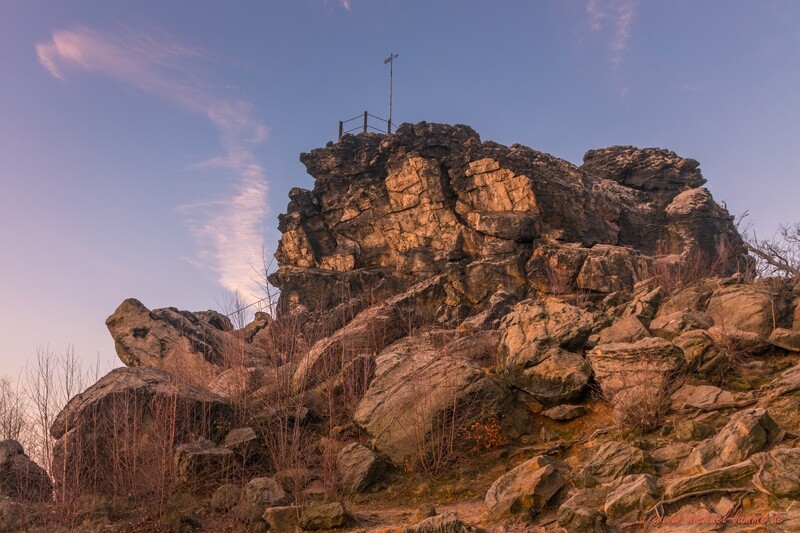 Der Großvaterfelsen bei Blankenburg