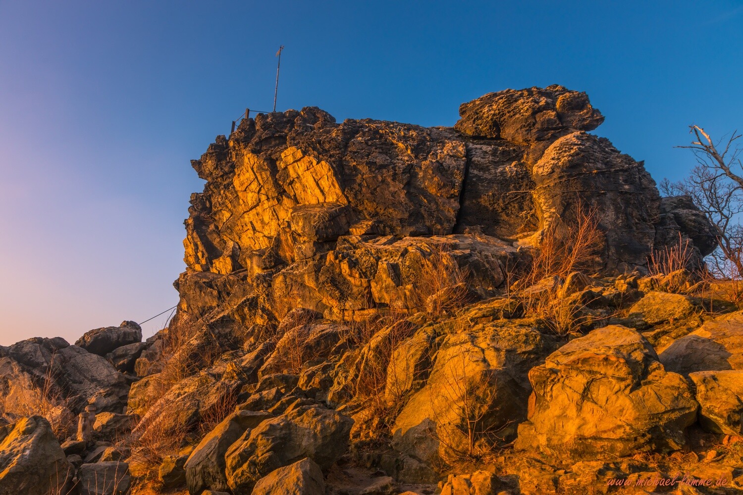 Der Großvaterfelsen bei Blankenburg