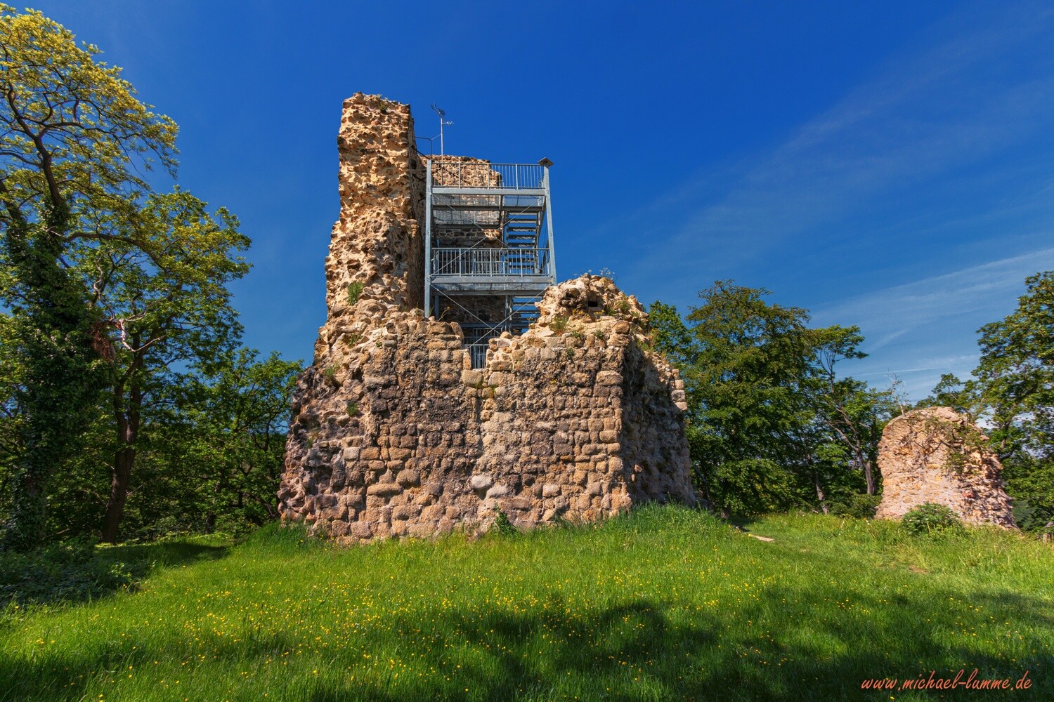 Die Burgruine Lauenburg bei Stecklenberg