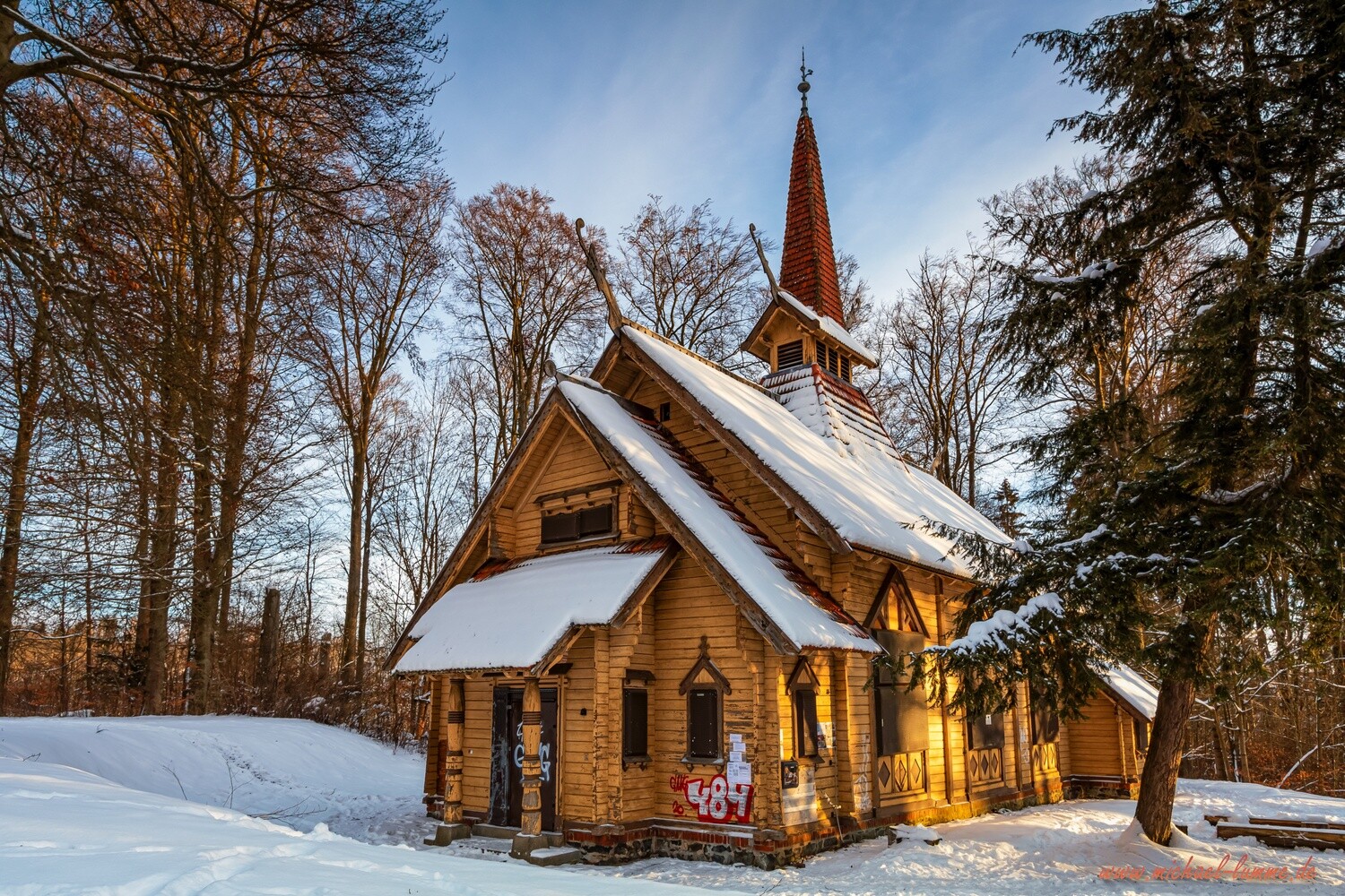 Die Stabkirche Stiege