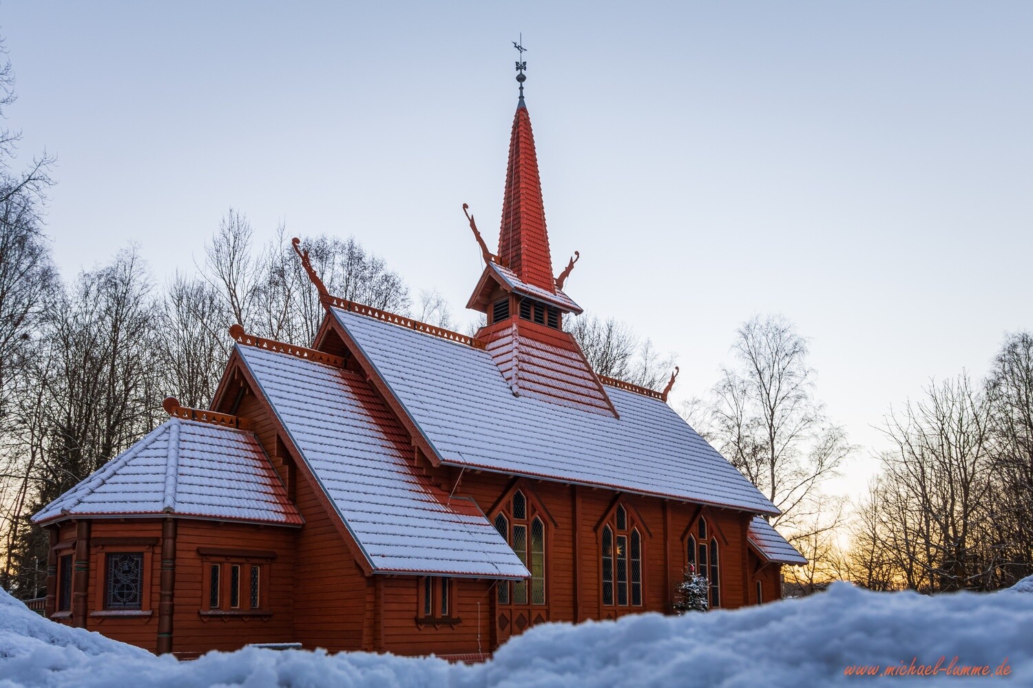 Die Stabkirche Stiege