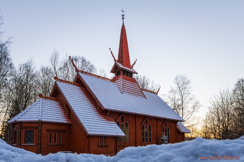 Die Stabkirche Stiege