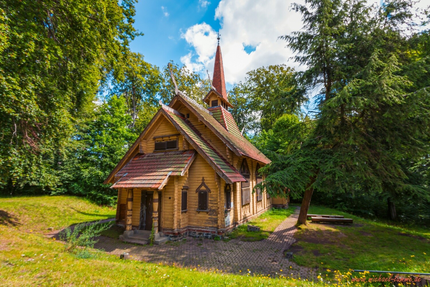 Die Stabkirche Stiege