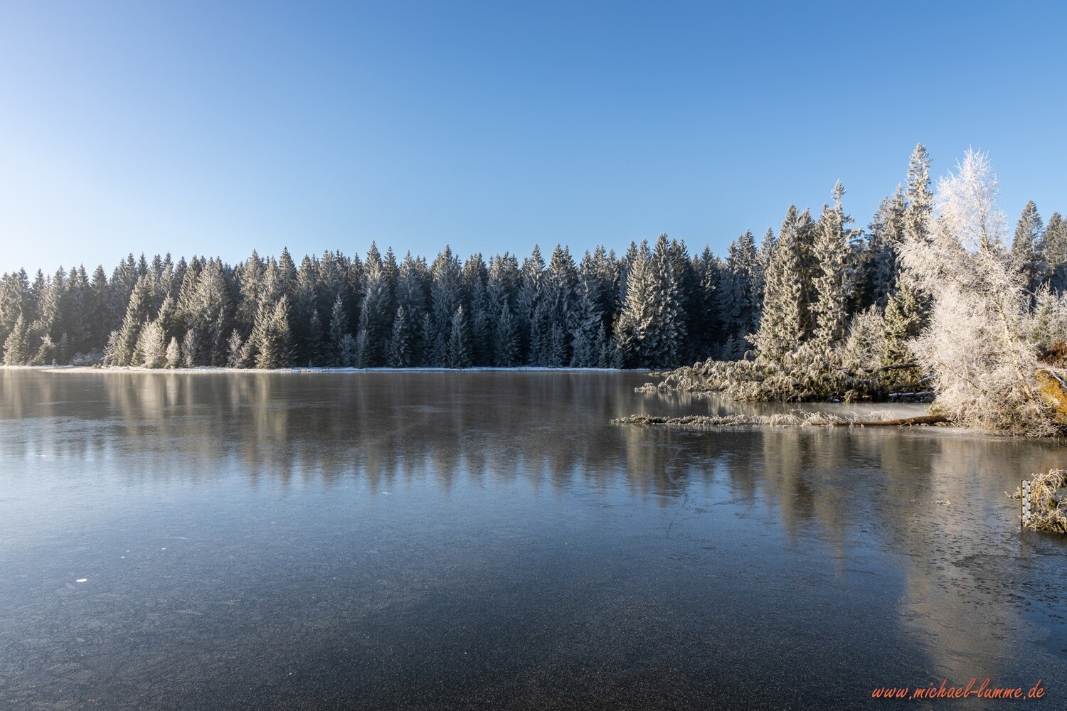 Der Fortuner Teich bei Clausthal-Zellerfeld
