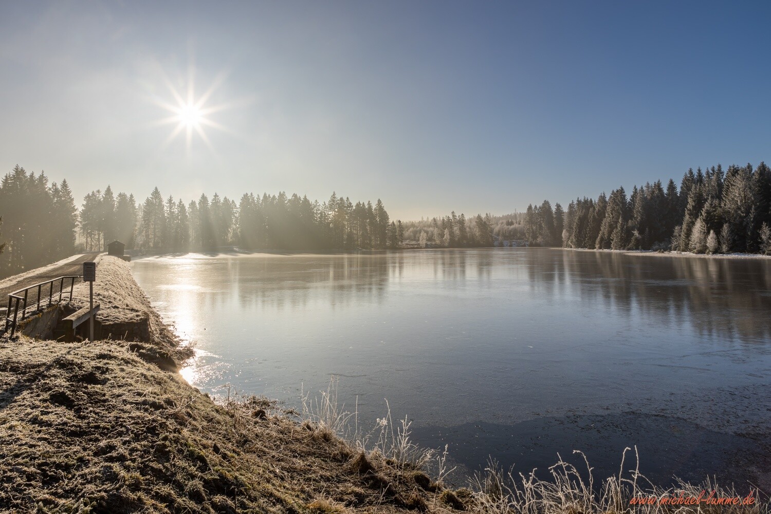 Der Fortuner Teich bei Clausthal-Zellerfeld