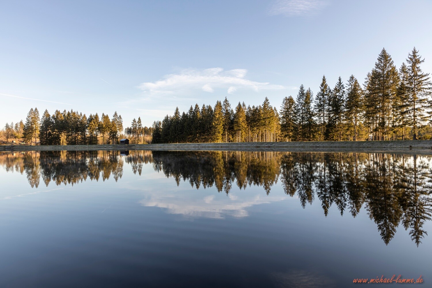 Der Fortuner Teich bei Clausthal-Zellerfeld