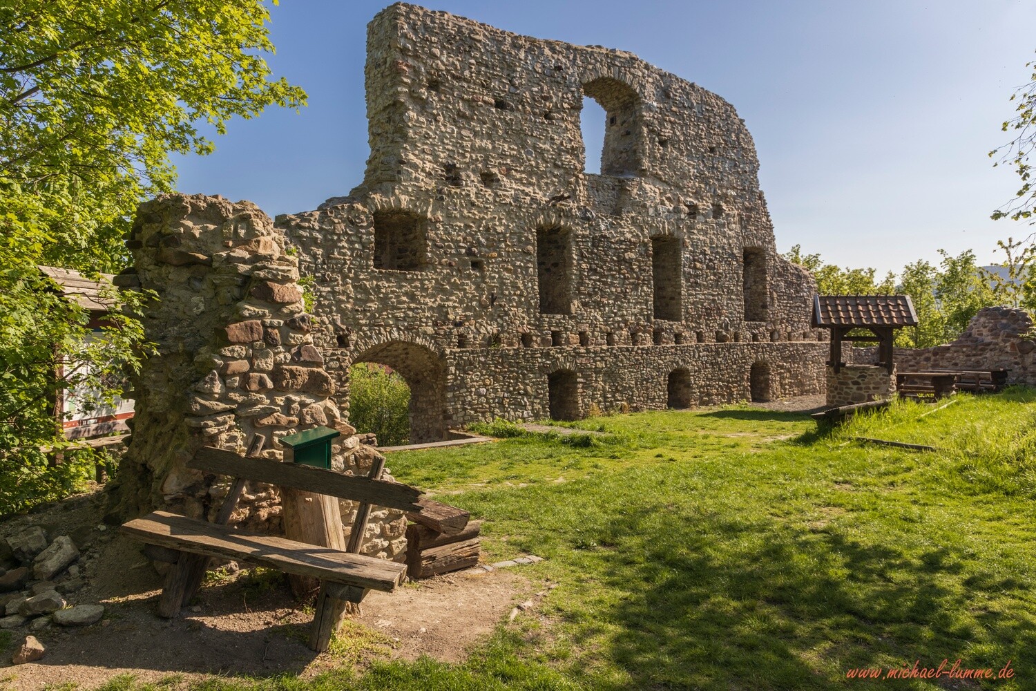 Die Ruine der Burg Stapelburg