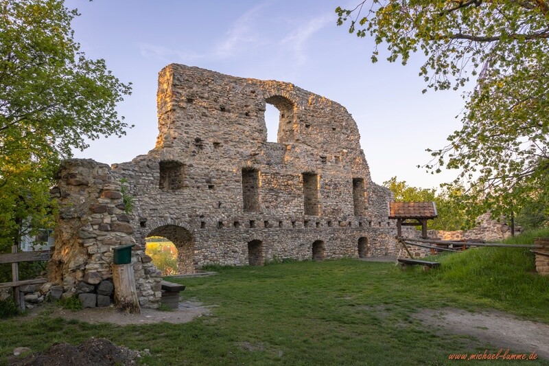 Die Ruine der Burg Stapelburg