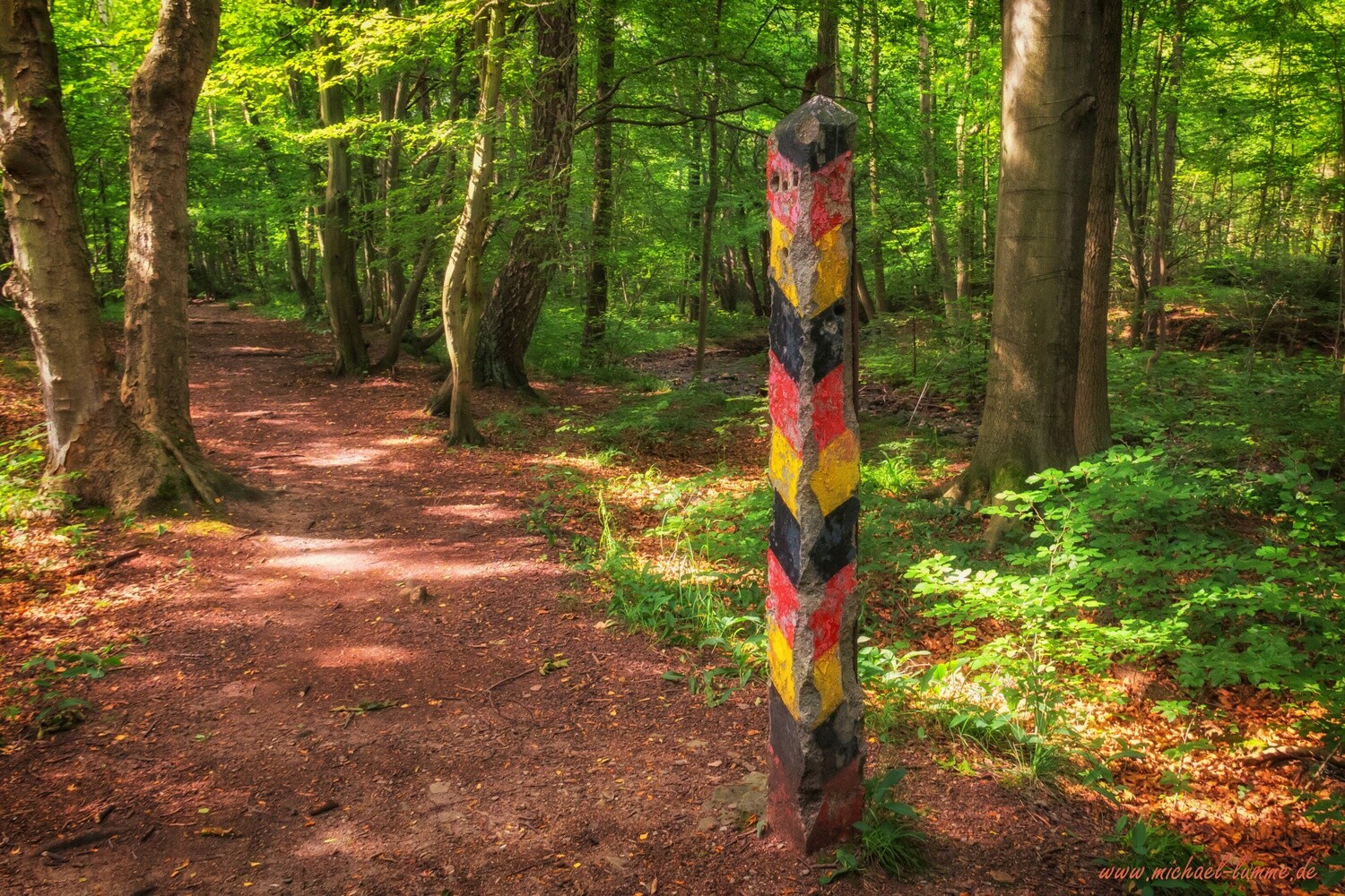 Der Grenzwanderweg im Eckertal