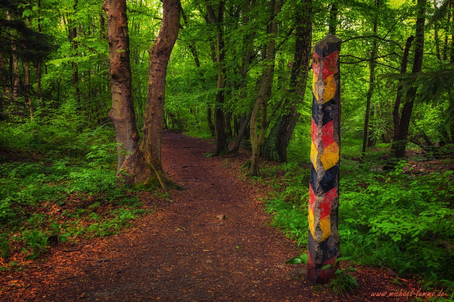 Der Grenzwanderweg im Eckertal