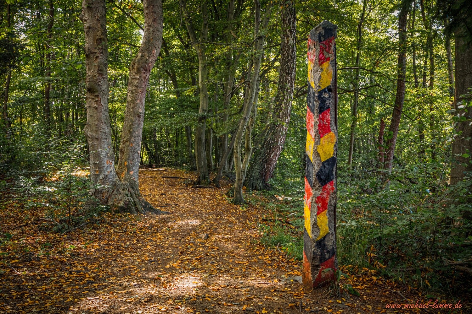 Der Grenzwanderweg im Eckertal