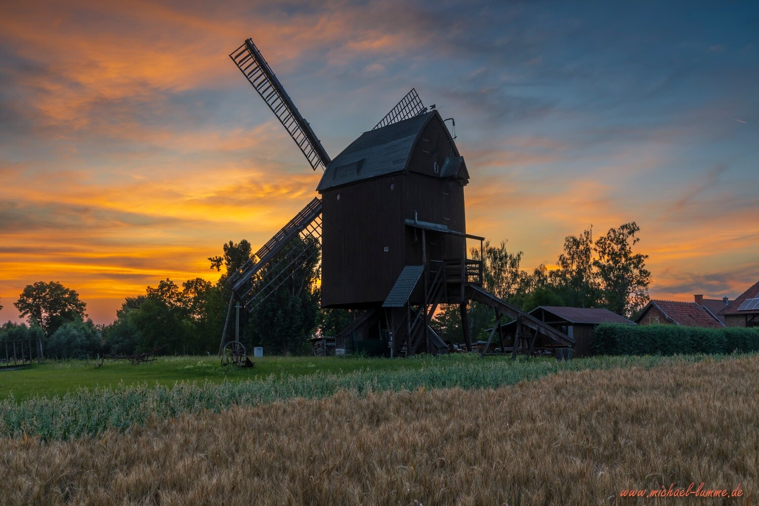 Bockwindmühle &quot;Mathilde&quot; in Danstedt