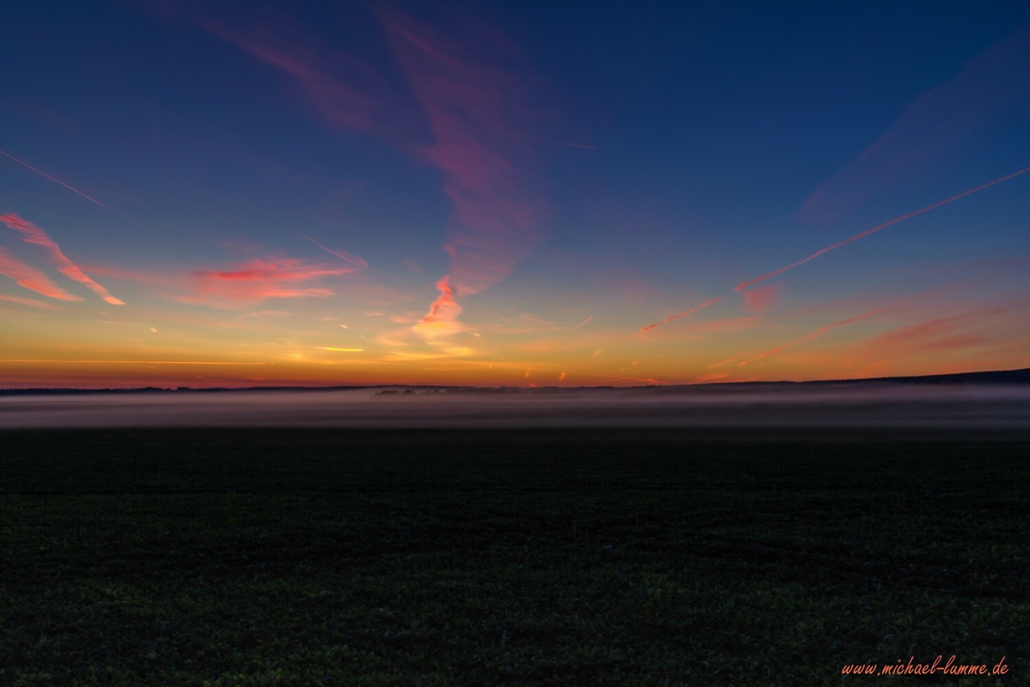 Sonnenaufgang bei Lochtum