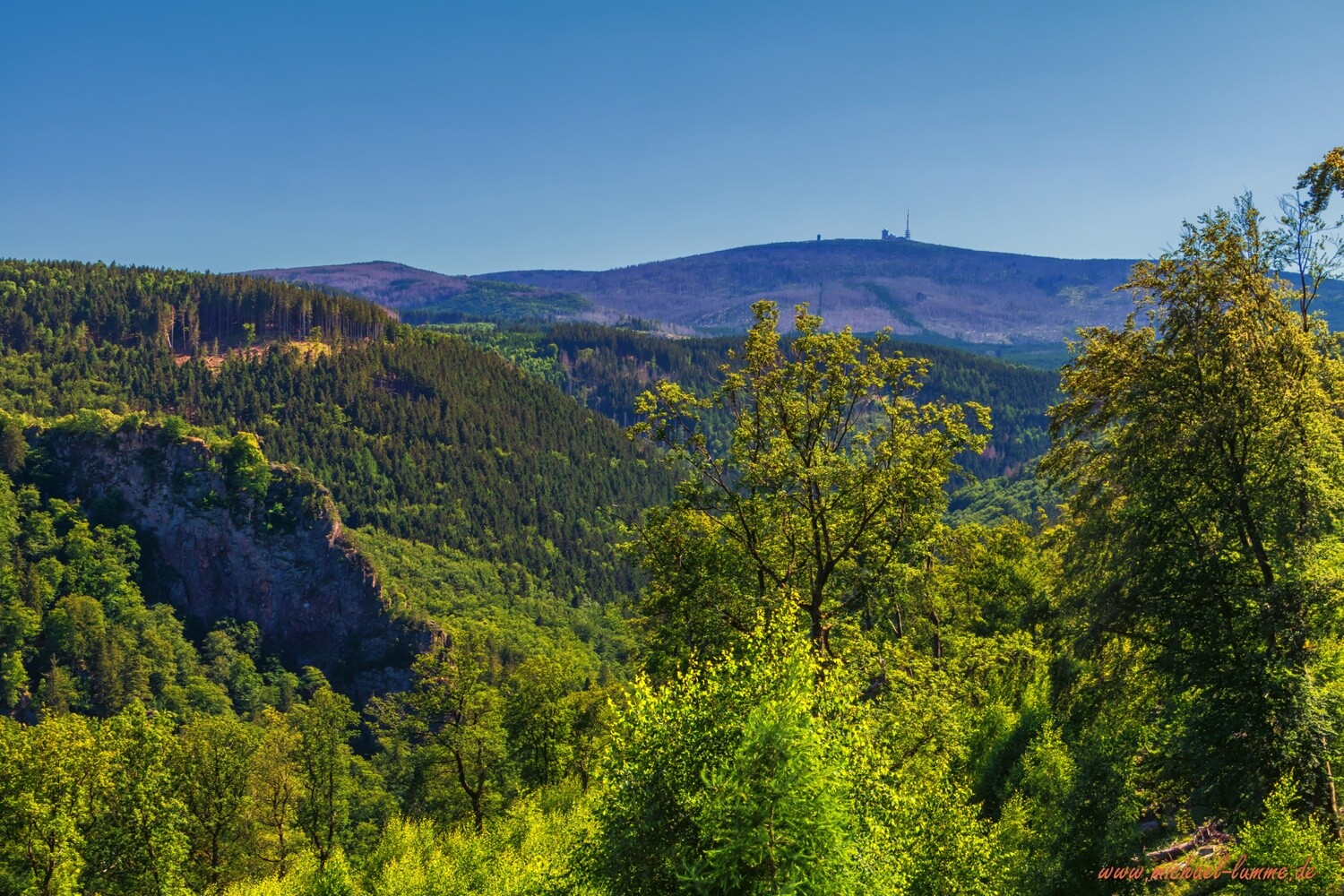 Das Ilsetal mit dem Ilsestein