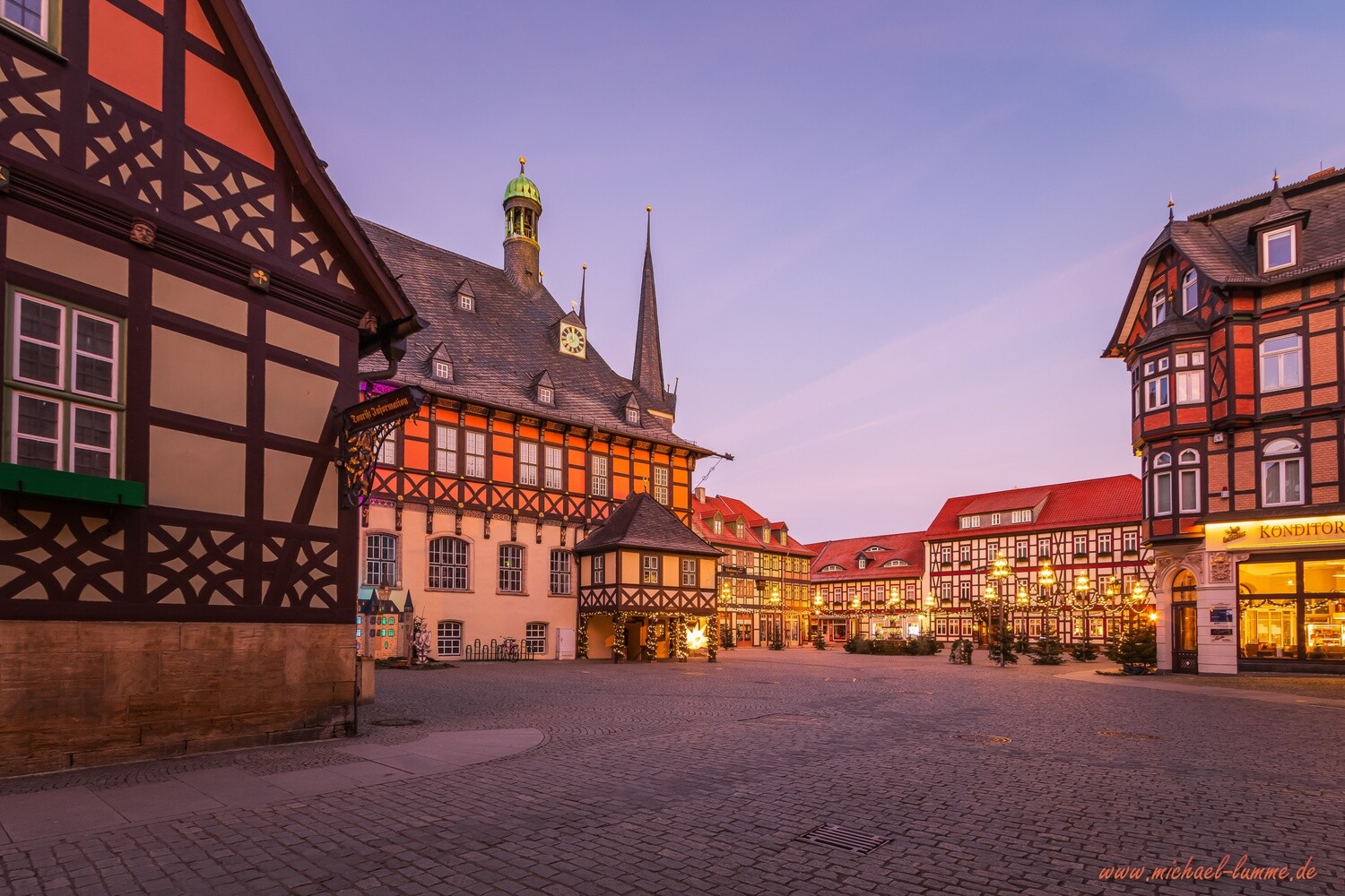 Der Marktplatz und das Rathaus Wernigerode