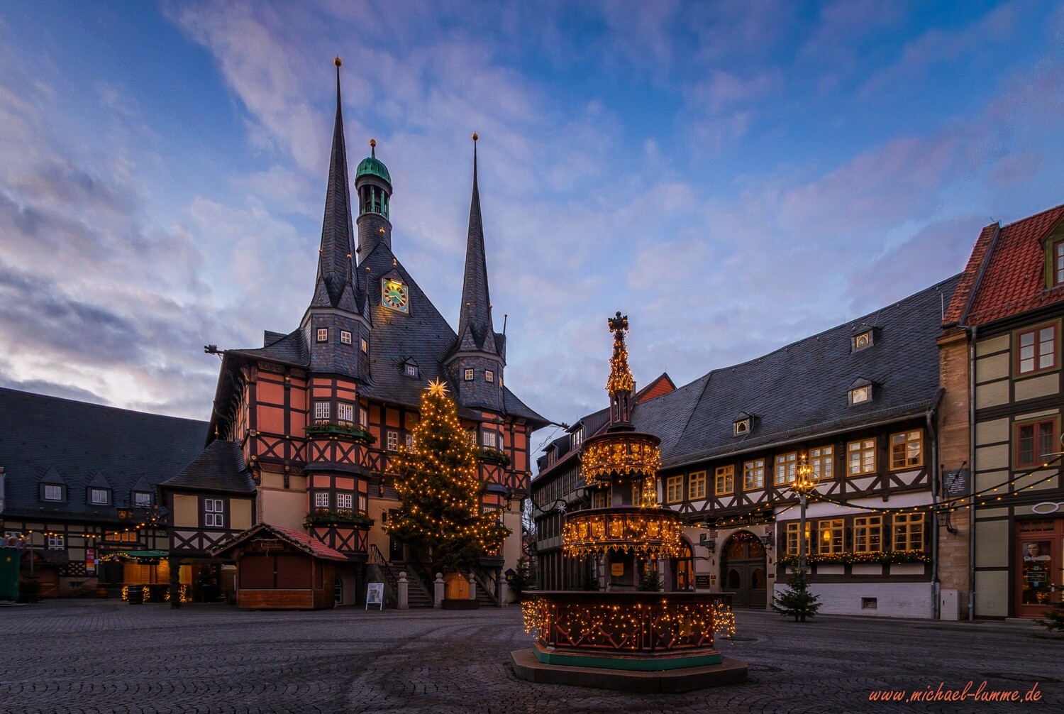 Der Marktplatz und das Rathaus Wernigerode