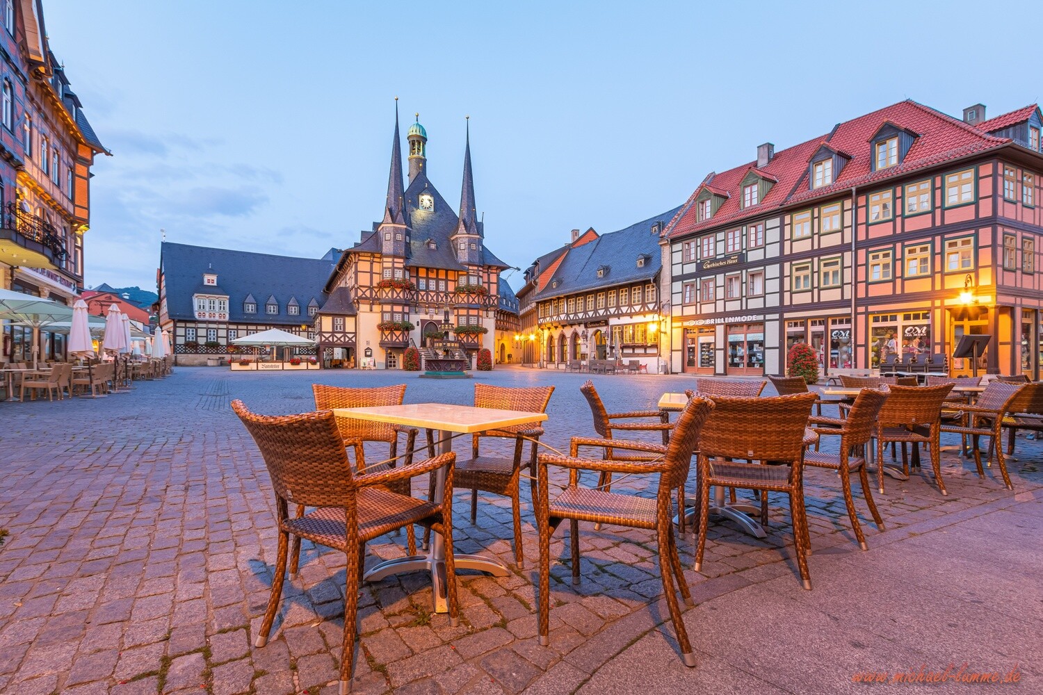 Der Marktplatz und das Rathaus Wernigerode