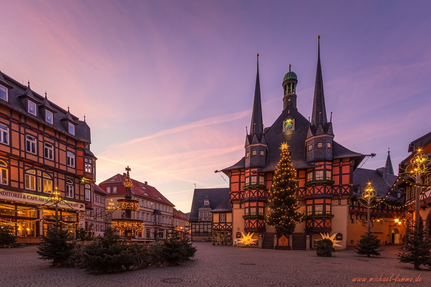 Der Marktplatz und das Rathaus Wernigerode