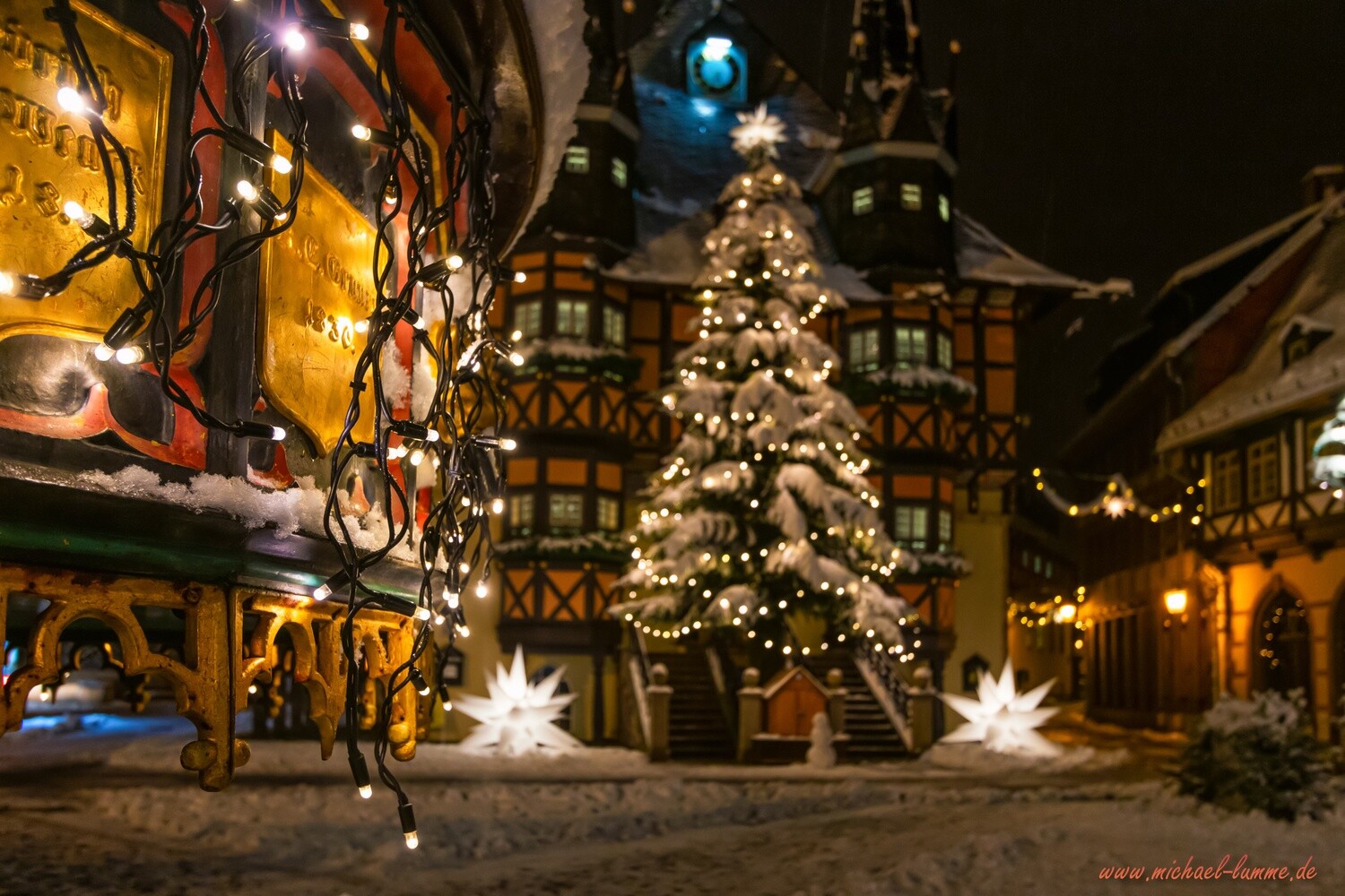 Der Marktplatz und das Rathaus Wernigerode