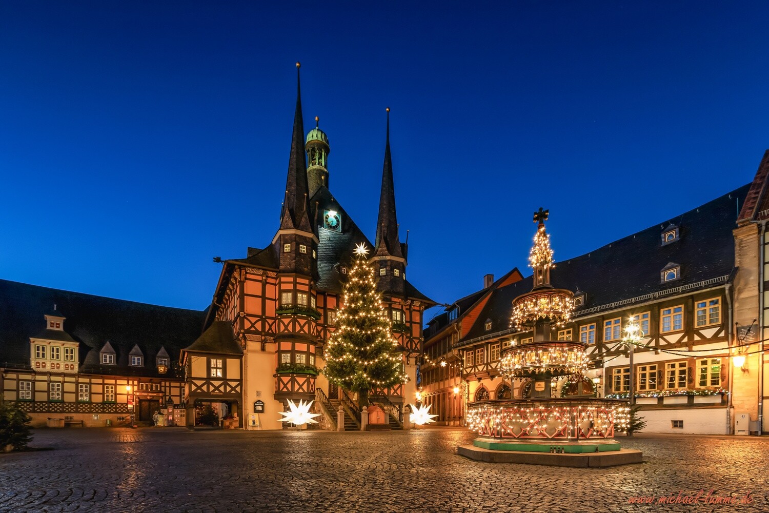 Der Marktplatz und das Rathaus Wernigerode