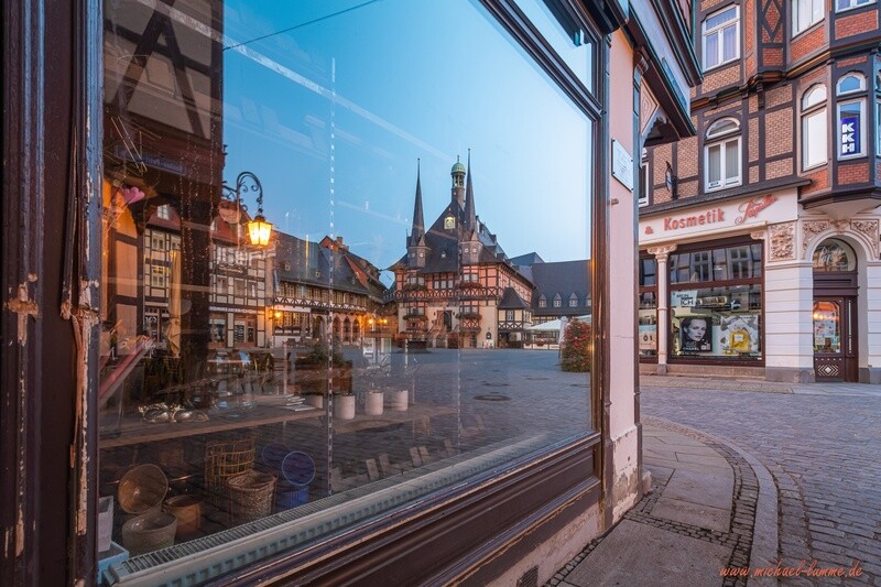 Der Marktplatz und das Rathaus Wernigerode