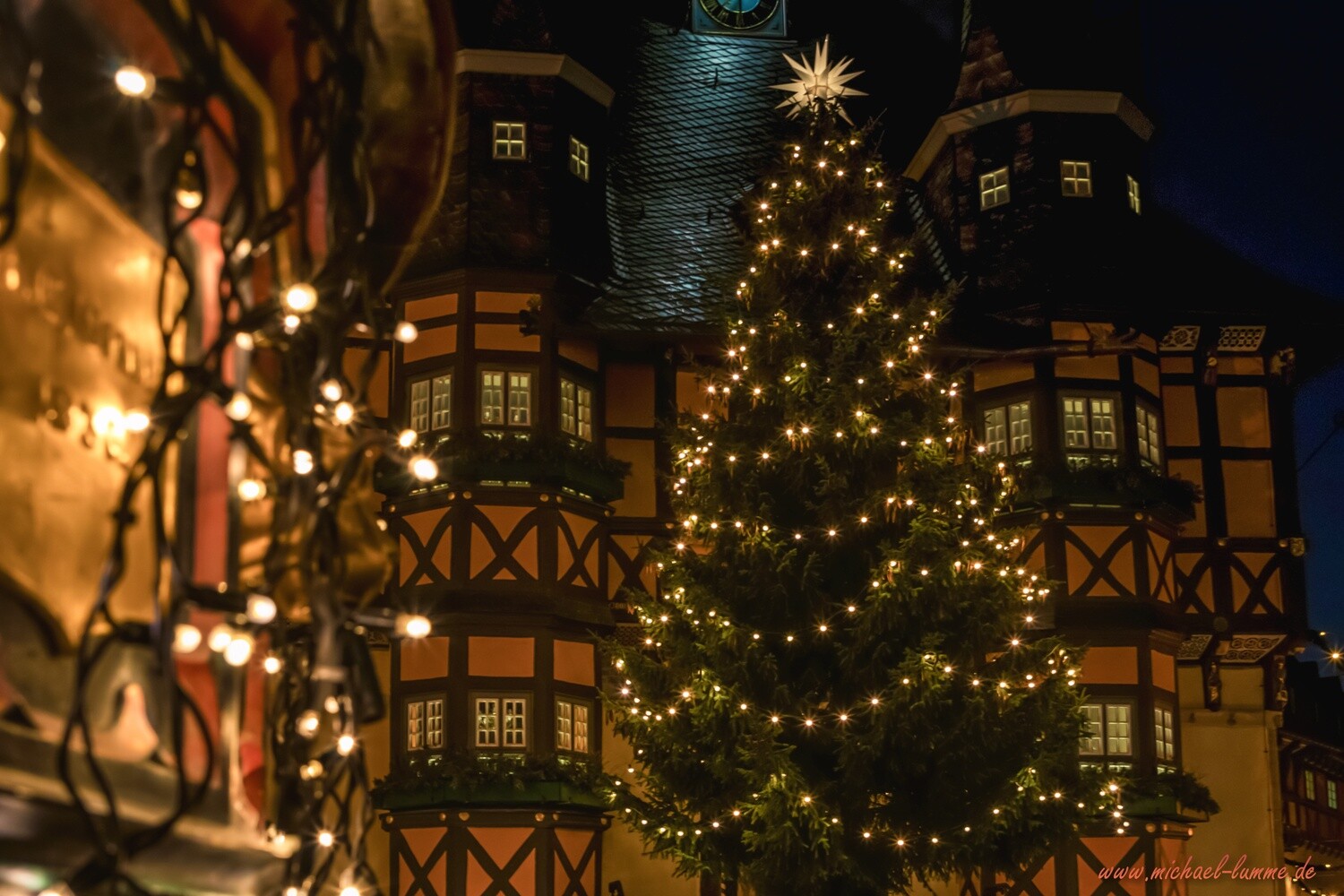 Der Marktplatz und das Rathaus Wernigerode