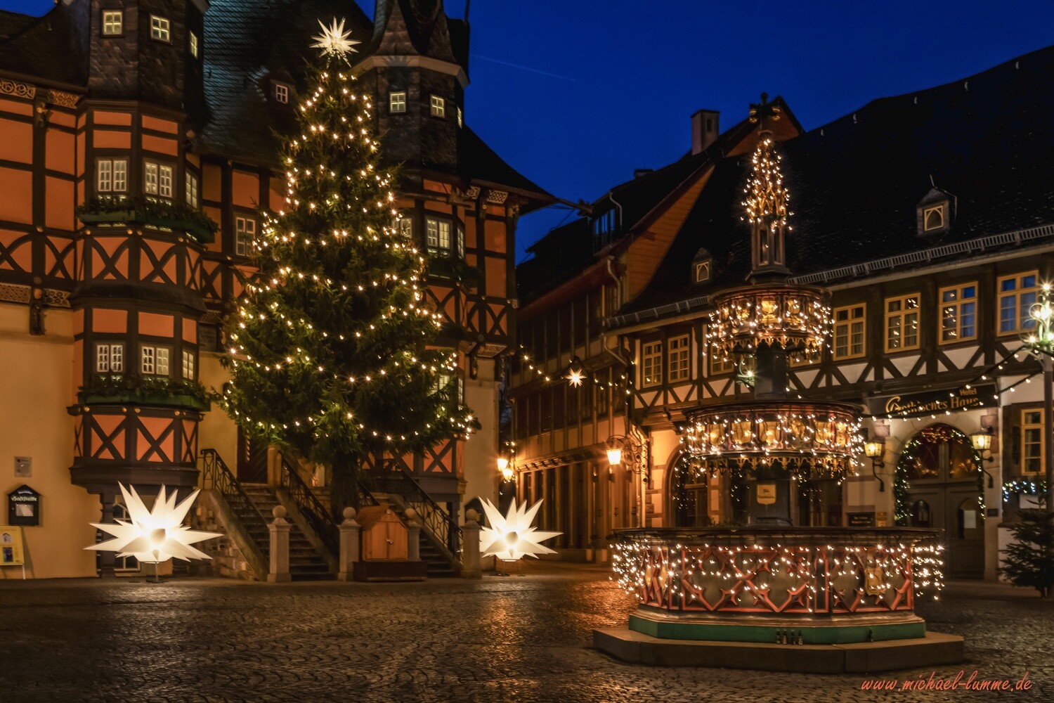 Der Marktplatz und das Rathaus Wernigerode