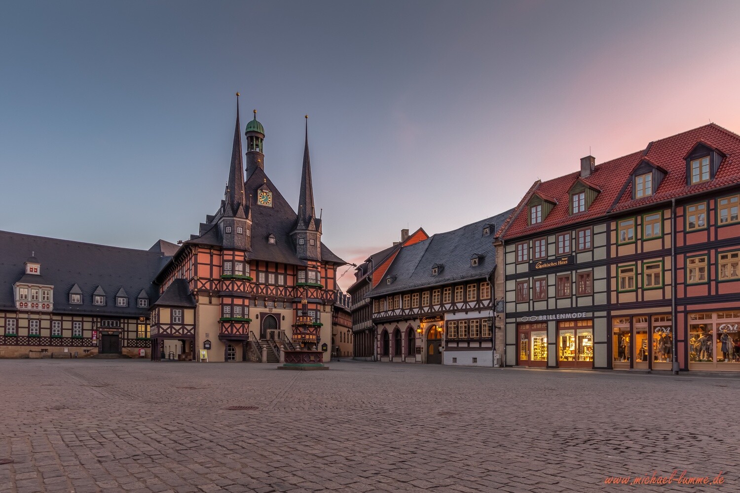 Der Marktplatz und das Rathaus Wernigerode