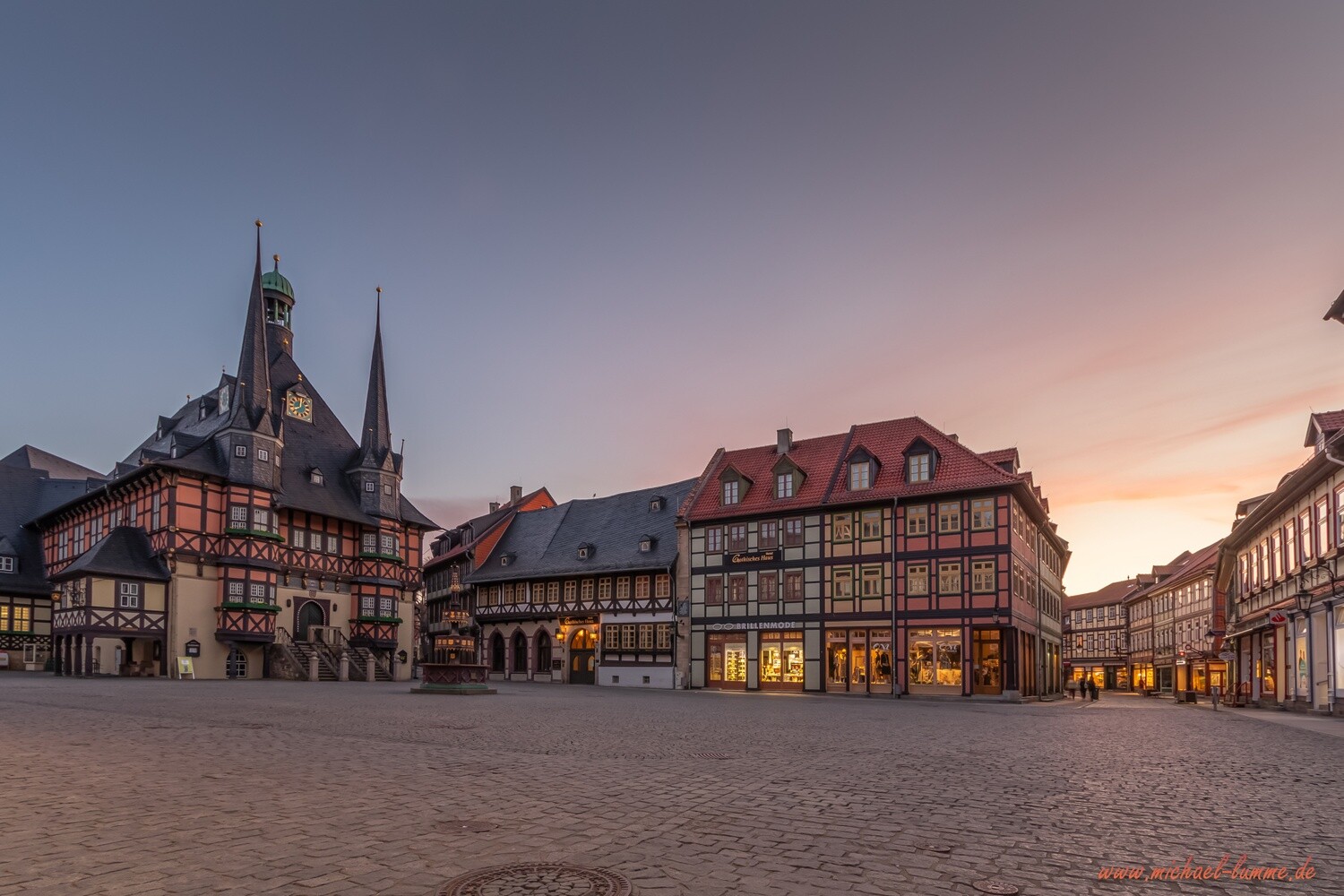 Der Marktplatz und das Rathaus Wernigerode