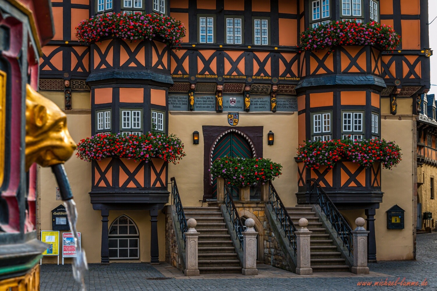 Der Marktplatz und das Rathaus Wernigerode
