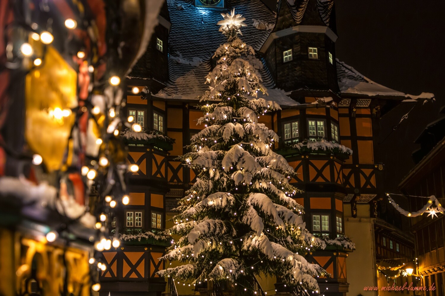 Der Marktplatz und das Rathaus Wernigerode
