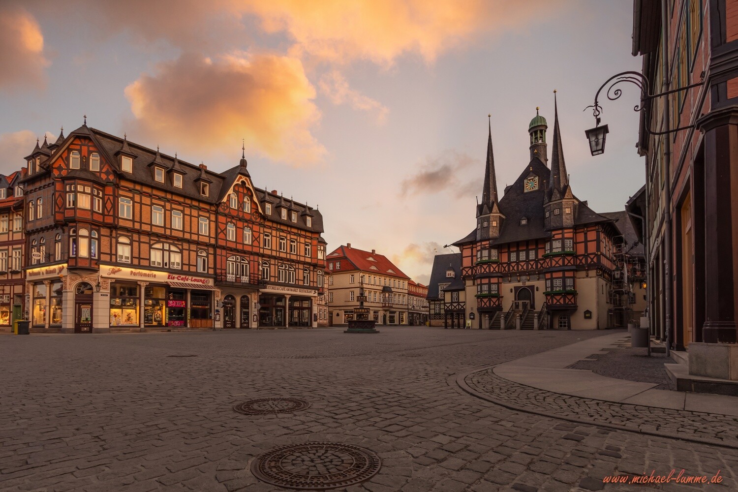 Der Marktplatz und das Rathaus Wernigerode